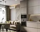 Design kuchyně-obývací pokoj plocha 15 m2 (53 fotek) 7714_61