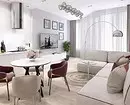 Dizaina virtuve-dzīvojamā istaba 15 kv.m. (53 fotogrāfijas) 7714_96