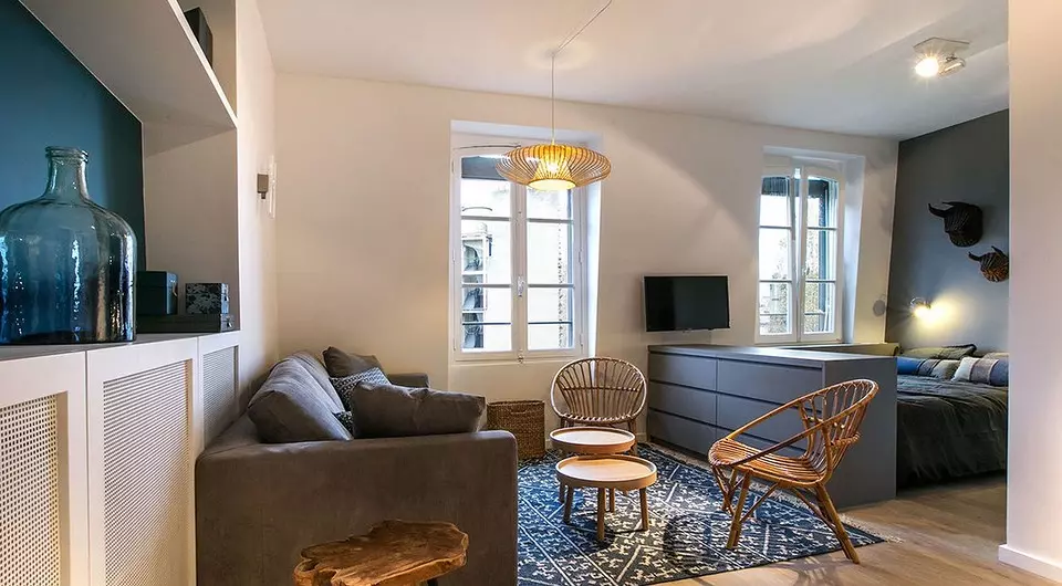 11 cara untuk menganjurkan ruang di pangsapuri Perancis kecil