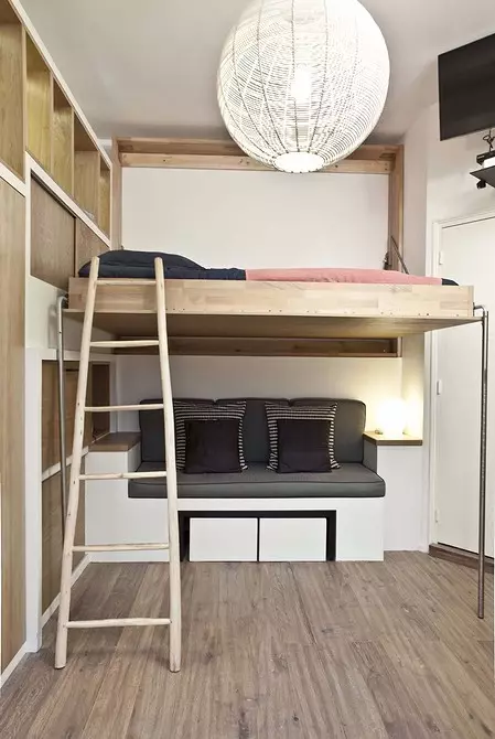 11 maneras de organizar el espacio en pequeños apartamentos franceses 7772_32