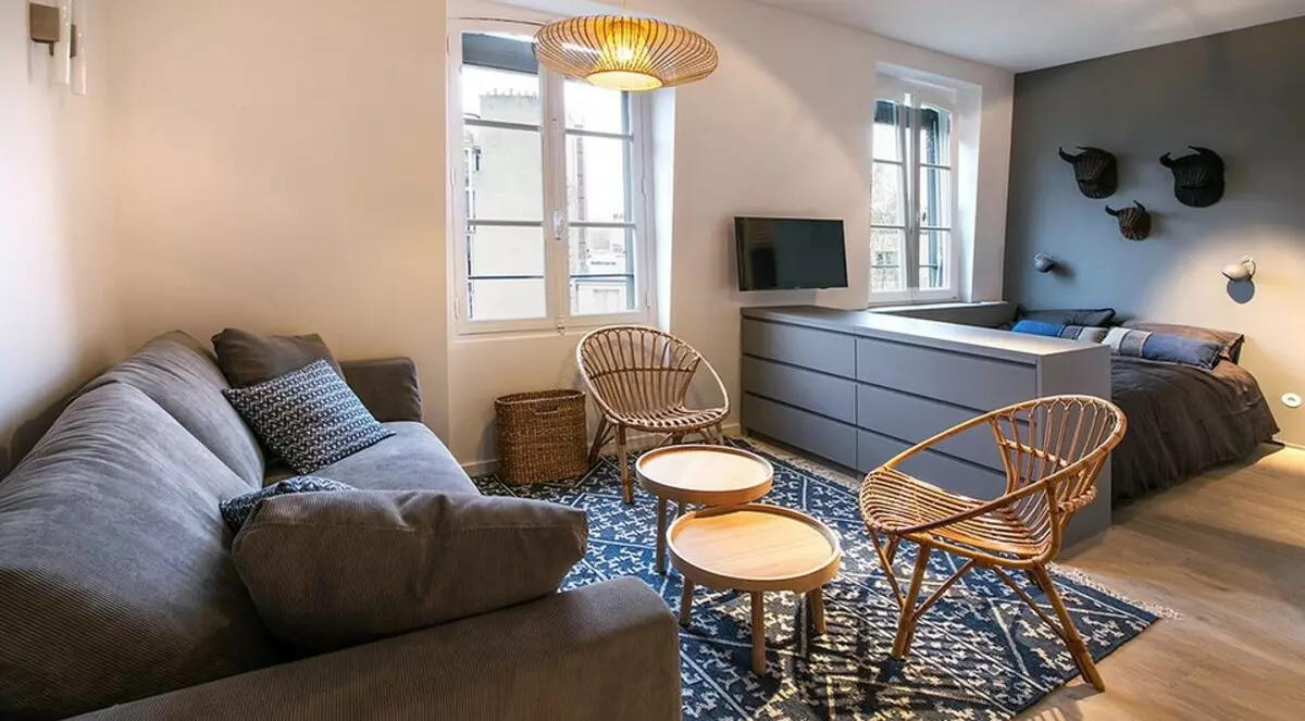 11 maneras de organizar el espacio en pequeños apartamentos franceses 7772_39