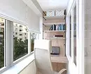 Hoe een werkplek op het balkon te regelen: 40 ideeën met foto's 7803_33