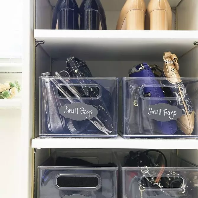 Verstecken Sie sich nicht im Schrank: 7 Original-Wege, um Taschen und Schuhe zu lagern 7849_16