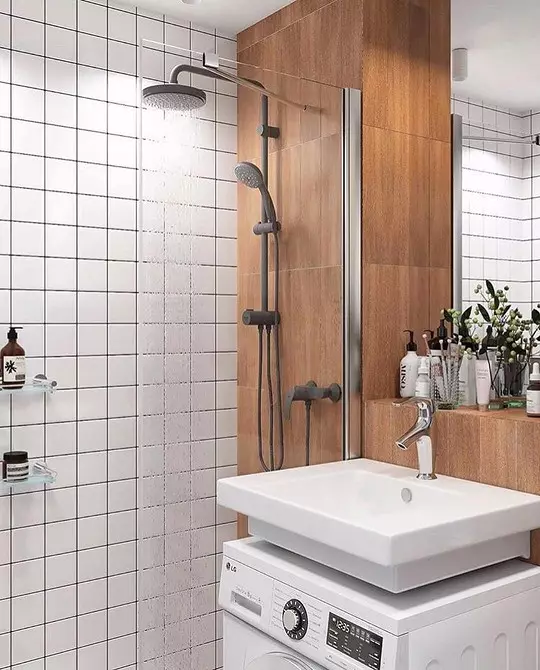Vannas istaba Hruščovā: 7 noslēpumi, kas palīdzēs padarīt kompetentu remontu 7878_22