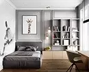 Kleines Schlafzimmer-Design 12 sq.m: 3 Layout-Optionen und 65 Fotos 7933_26