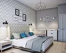 Diseño de dormitorio pequeño 12 m2: 3 opciones de diseño y 65 fotos 7933_34