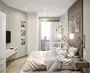 Diseño de dormitorio pequeño 12 m2: 3 opciones de diseño y 65 fotos 7933_35