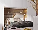 लिटल बेडरूम डिझाइन 12 एसक्यू.एम: 3 लेआउट पर्याय आणि 65 फोटो 7933_62