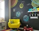 لوحة الجدران في غرفة الأطفال: الأفكار الأصلية التي يمكن تنفيذها بواسطة 8013_19