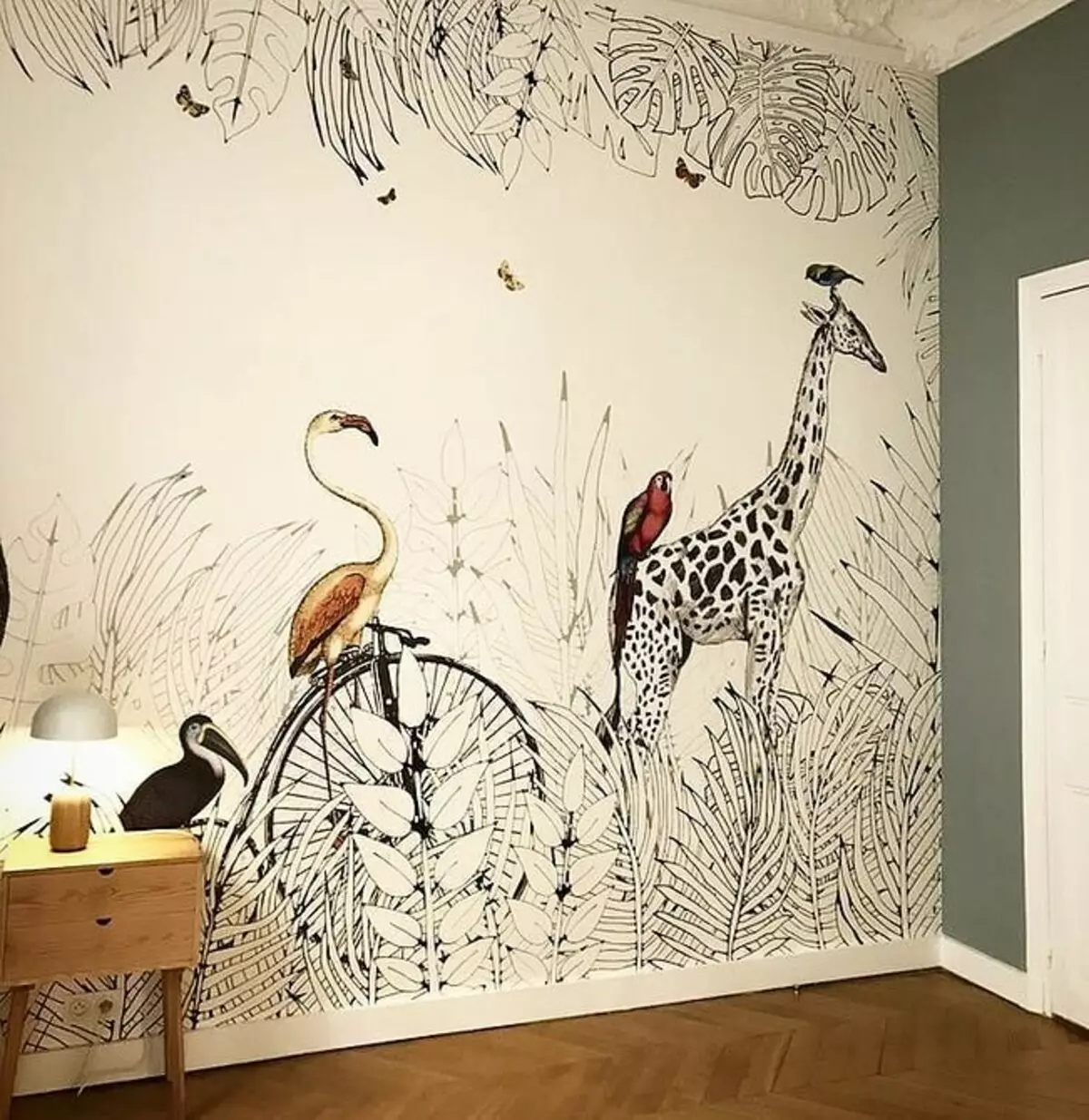 Maľovanie stien v detskej izbe: pôvodné nápady, ktoré môžu byť implementované 8013_39