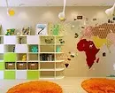 A falak festése a gyermekszobában: az eredeti ötletek, amelyeket végre lehet hajtani 8013_70
