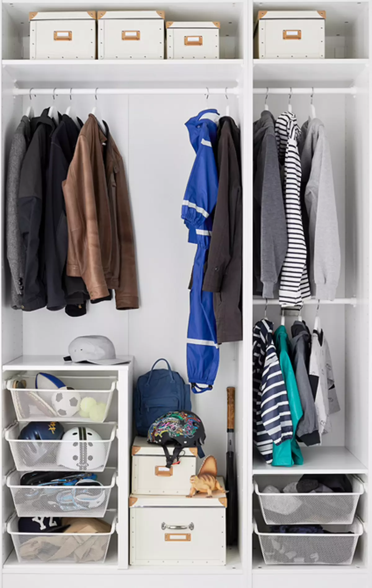 Hoe een kledingkast van IKEA en niet alleen te plannen: 6 stappen 8037_11