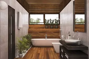 बाथरूममा छत: कसरी यो सही बनाउने 8045_1