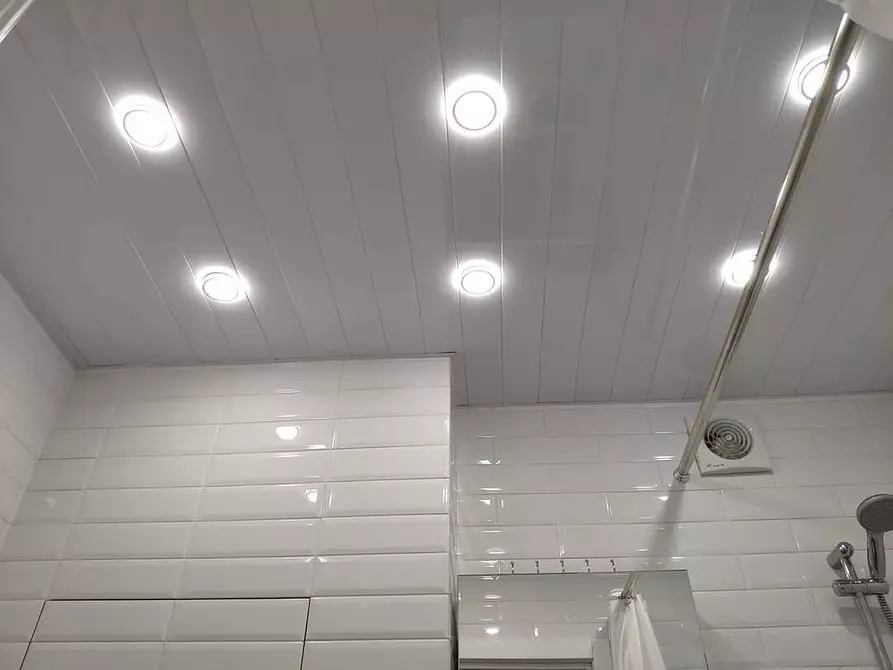 浴室の天井：それを正しくする方法 8045_47