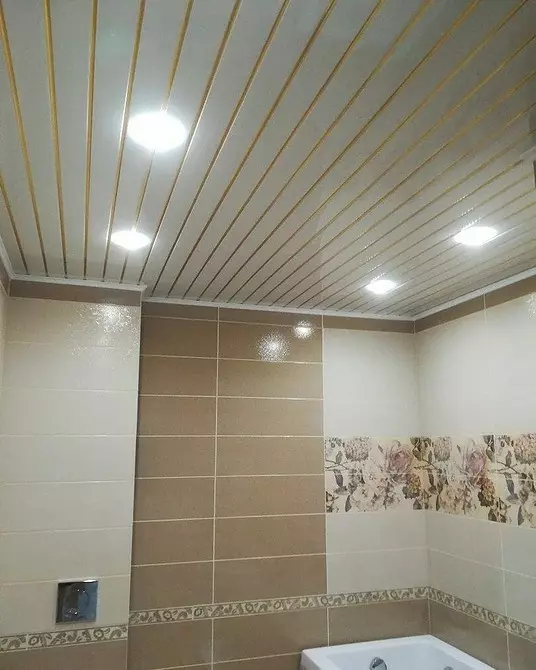 浴室の天井：それを正しくする方法 8045_48