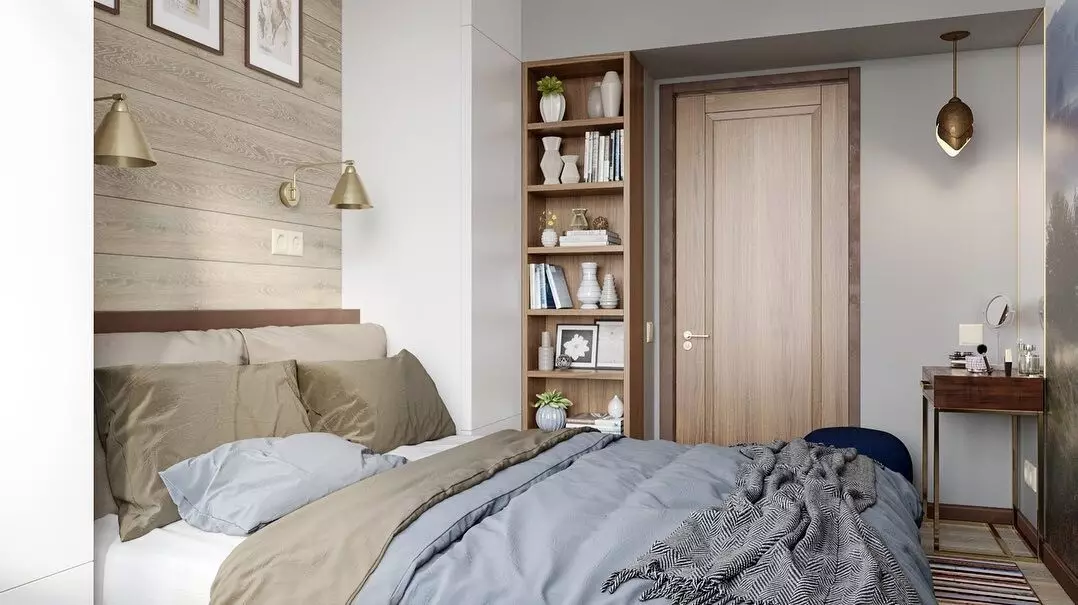 6 millors solucions de color per a petit dormitori 8055_122