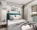 थोरै बेडरूमको लागि 6 उत्तम र color समाधानहरू 8055_155