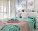 थोरै बेडरूमको लागि 6 उत्तम र color समाधानहरू 8055_157