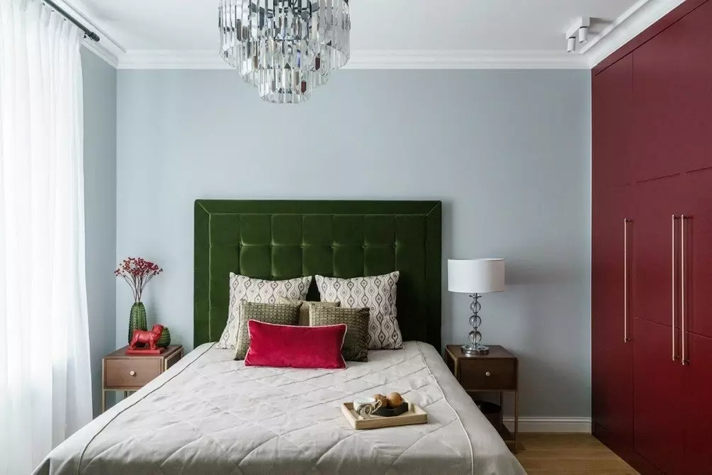 थोरै बेडरूमको लागि 6 उत्तम र color समाधानहरू 8055_183