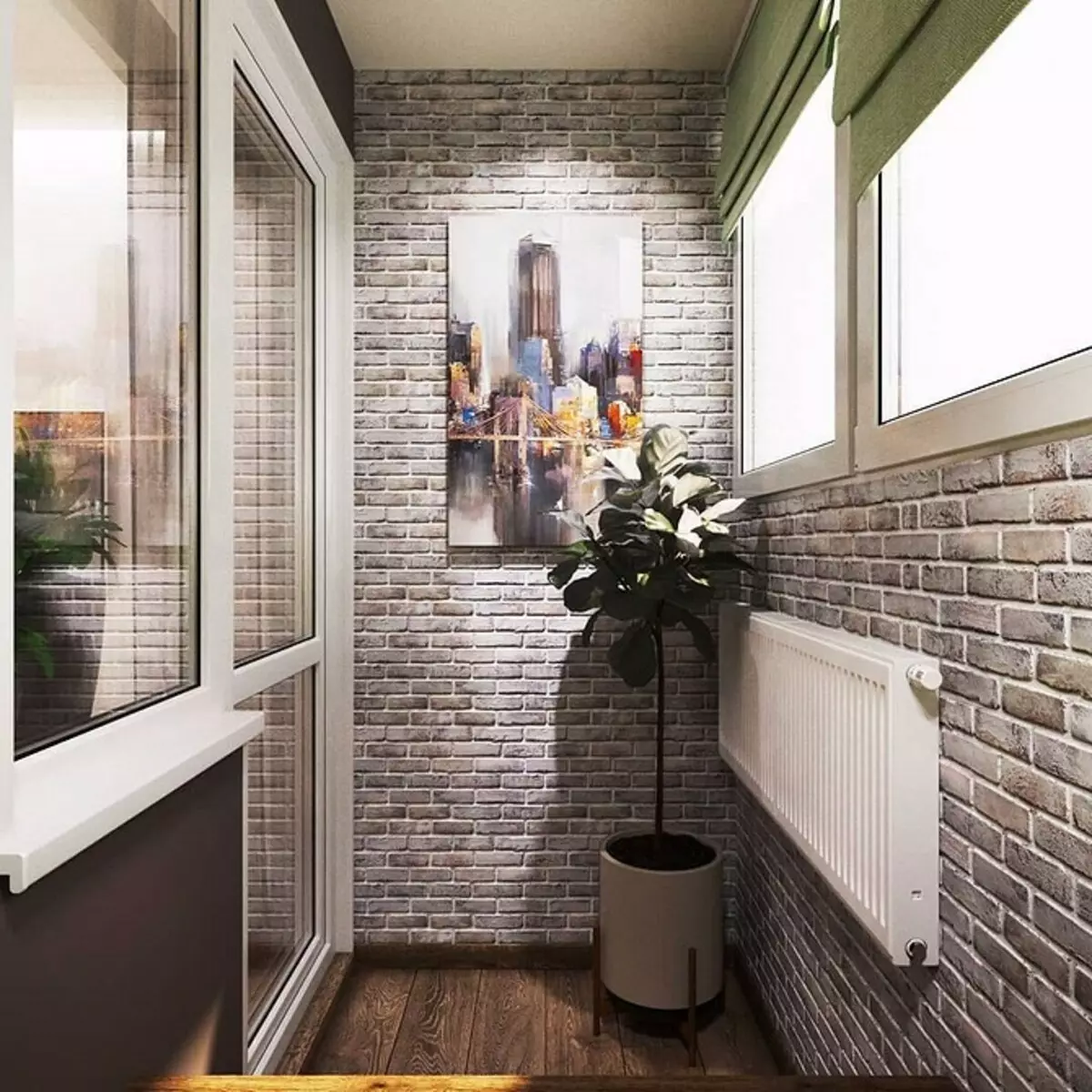 Loft Balcony Design: Sådan laver du et lille rum korrekt 8059_12
