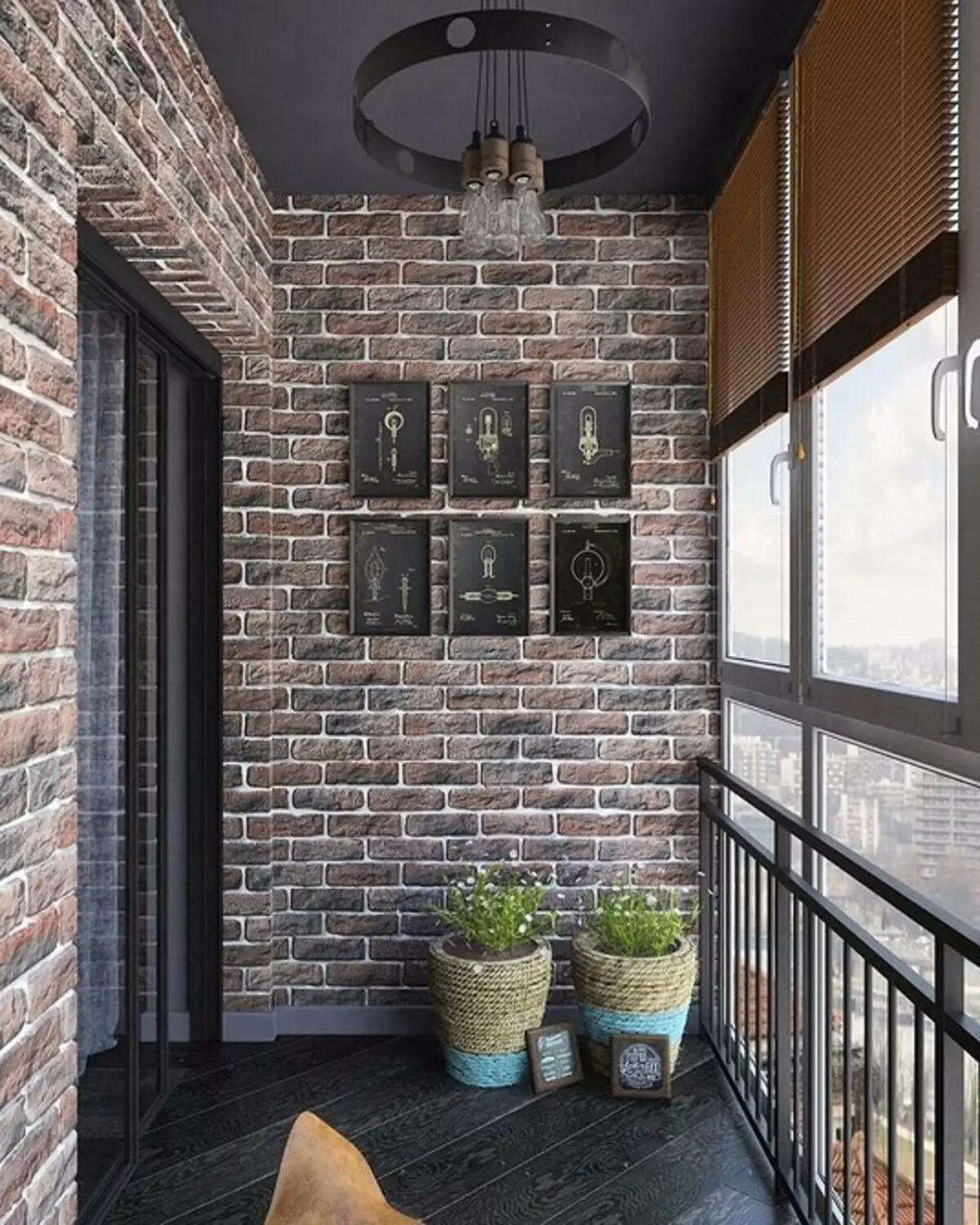 Loft Balcony Design: Sådan laver du et lille rum korrekt 8059_23
