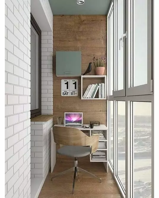 Loft Balcony Design: Sådan laver du et lille rum korrekt 8059_46
