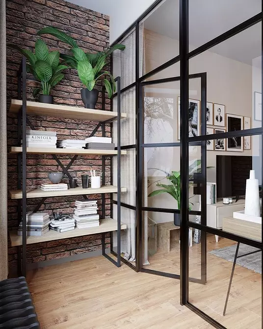 Loft Balcon Design: Comment faire un petit espace correctement 8059_9