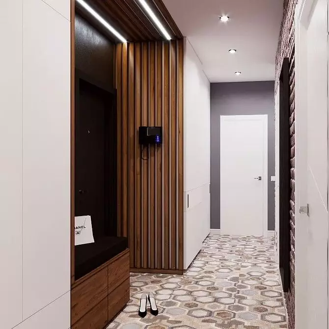 Sådan arrangerer du loftet i gangen: 3 moderne muligheder 8138_26
