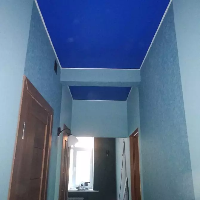 Comment organiser le plafond dans le couloir: 3 options modernes 8138_76