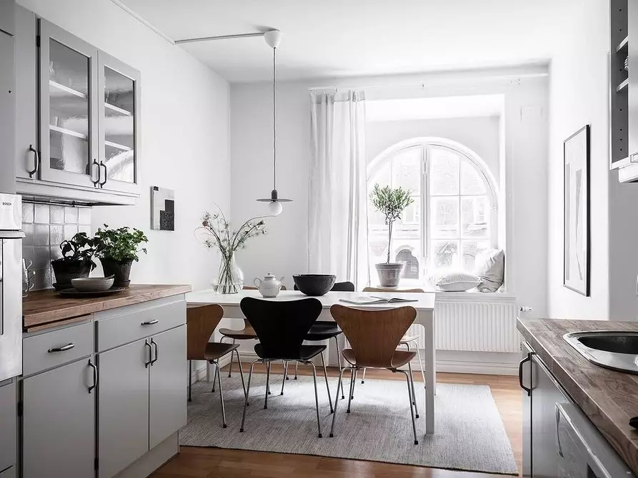 10 nye trender i utformingen av kjøkkenet i skandinavisk stil 8170_48
