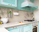 Ինչպես ստեղծել փիրուզագույն գույնի պայծառ խոհանոցի ձեւավորում եւ կանխել սխալները: 8228_130