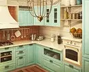 Cum se creează un design luminos de bucătărie de culoare turcoaz și preveni erorile? 8228_133