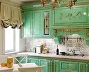 Cum se creează un design luminos de bucătărie de culoare turcoaz și preveni erorile? 8228_134