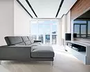 Dizaina dzīvojamā istaba augsto tehnoloģiju stilā: kā padarīt to ērtāku? 8235_110