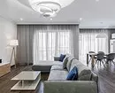 Dizaina dzīvojamā istaba augsto tehnoloģiju stilā: kā padarīt to ērtāku? 8235_119