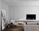 Dizaina dzīvojamā istaba augsto tehnoloģiju stilā: kā padarīt to ērtāku? 8235_39