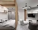 Дизајн дневна соба во високотехнолошки стил: Како да се направи поудобно? 8235_46