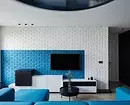 Dizaina dzīvojamā istaba augsto tehnoloģiju stilā: kā padarīt to ērtāku? 8235_47