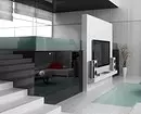 Dizaina dzīvojamā istaba augsto tehnoloģiju stilā: kā padarīt to ērtāku? 8235_70