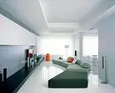 Reka bentuk ruang tamu dalam gaya berteknologi tinggi: Bagaimana untuk menjadikannya lebih selesa? 8235_72