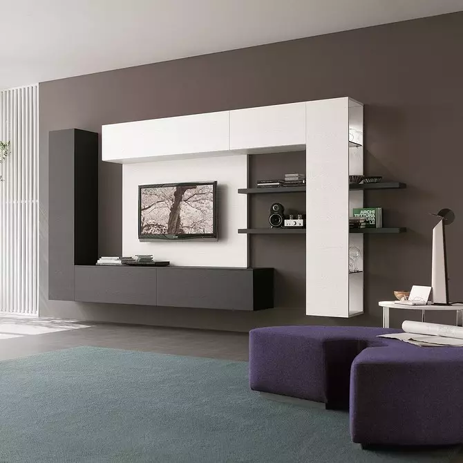 Dizaina dzīvojamā istaba augsto tehnoloģiju stilā: kā padarīt to ērtāku? 8235_89