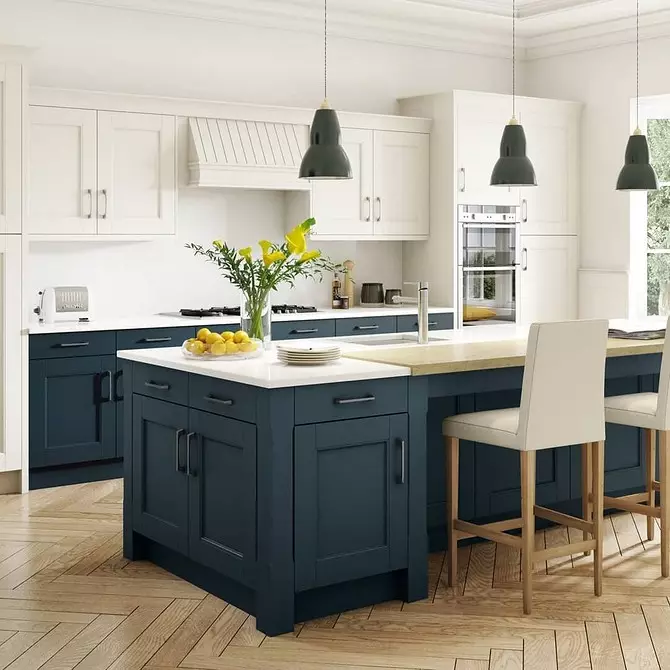 Combined Kitchens: How to combine light top and dark bottom 8243_142