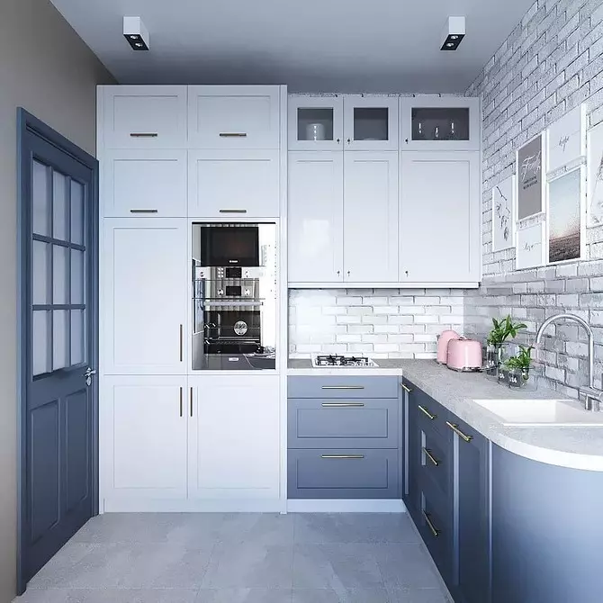 Combined Kitchens: How to combine light top and dark bottom 8243_152