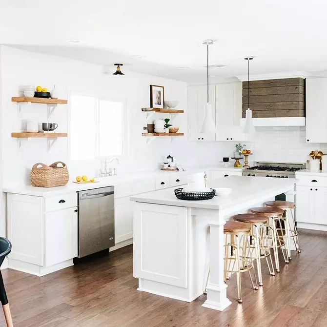 Bright kitchen in classic style: how to create an interior that does not complicate 8253_152