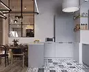 Как да създадем красив дизайн на кухня в тавански стил на всеки квадрат 8273_147