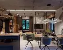 So erstellen Sie ein schönes Design der Küche im Loft-Stil auf einem beliebigen Platz 8273_151