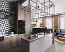 How to create a beautiful design of cuisine in Loft style on any square 8273_77