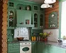 طراحی آشپزخانه در خانه های چوبی (66 عکس) 8281_38
