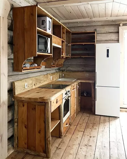 Design della cucina in legno di legno (66 foto) 8281_65