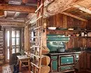 Keukenontwerp in houten huis (66 foto's) 8281_80